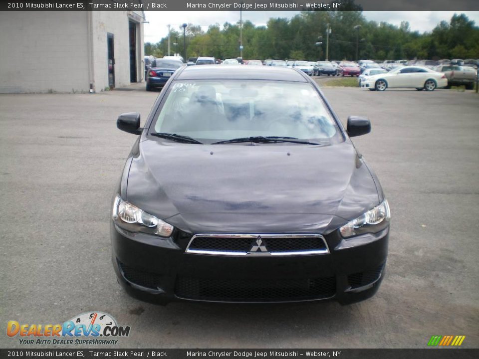 2010 Mitsubishi Lancer ES Tarmac Black Pearl / Black Photo #13