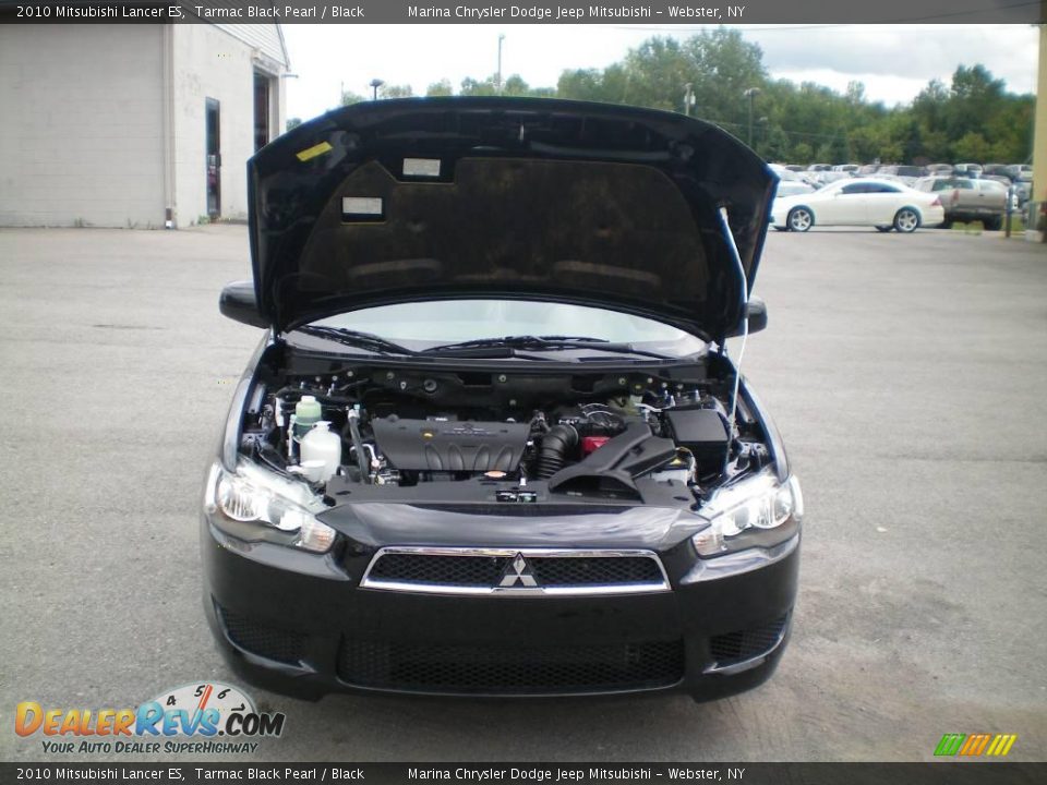 2010 Mitsubishi Lancer ES Tarmac Black Pearl / Black Photo #14
