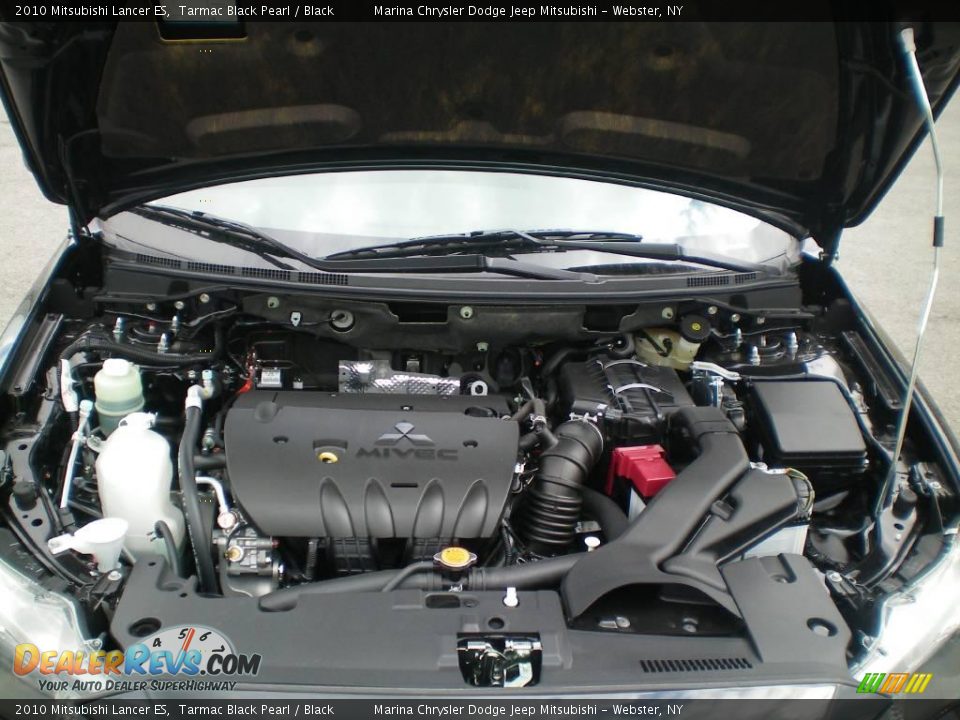 2010 Mitsubishi Lancer ES Tarmac Black Pearl / Black Photo #15