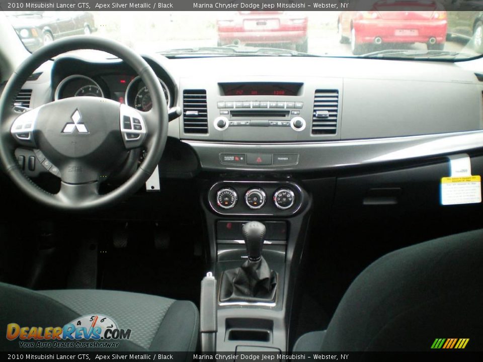 2010 Mitsubishi Lancer GTS Apex Silver Metallic / Black Photo #25