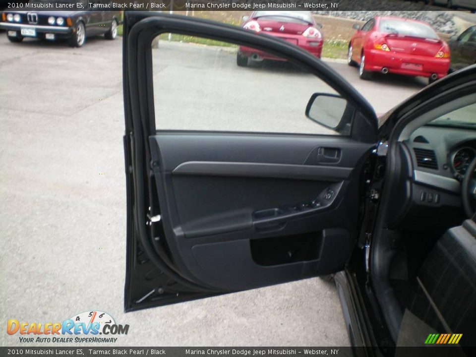 2010 Mitsubishi Lancer ES Tarmac Black Pearl / Black Photo #16
