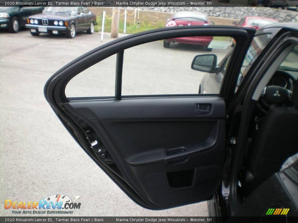 2010 Mitsubishi Lancer ES Tarmac Black Pearl / Black Photo #17