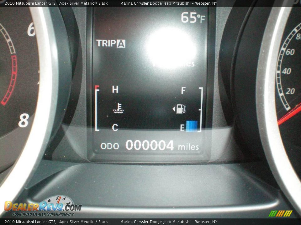 2010 Mitsubishi Lancer GTS Apex Silver Metallic / Black Photo #27