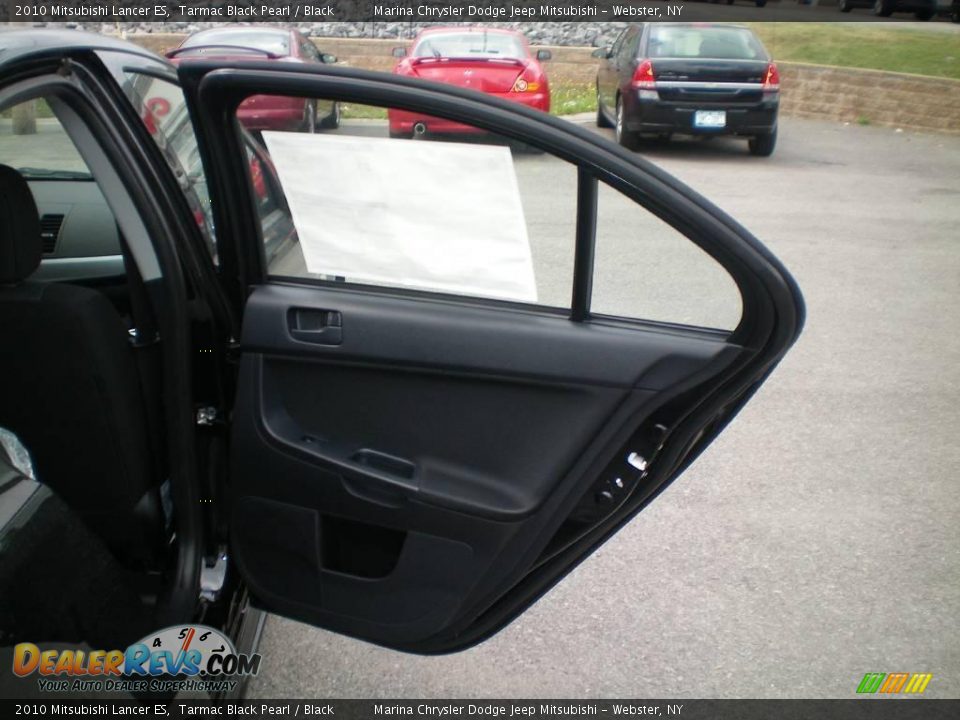 2010 Mitsubishi Lancer ES Tarmac Black Pearl / Black Photo #20