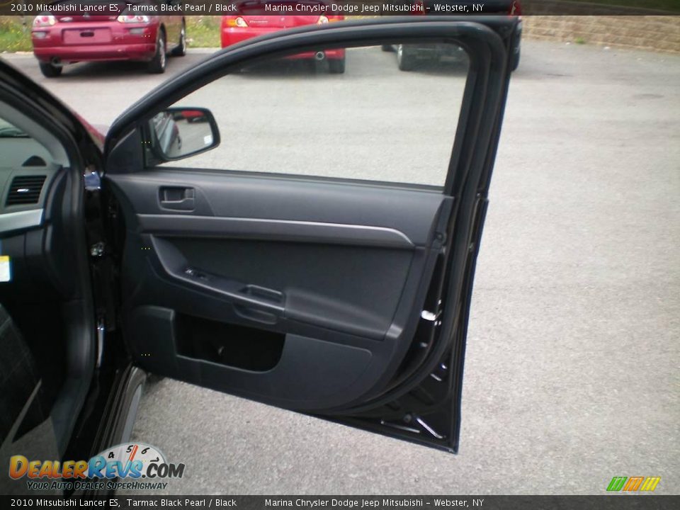 2010 Mitsubishi Lancer ES Tarmac Black Pearl / Black Photo #22