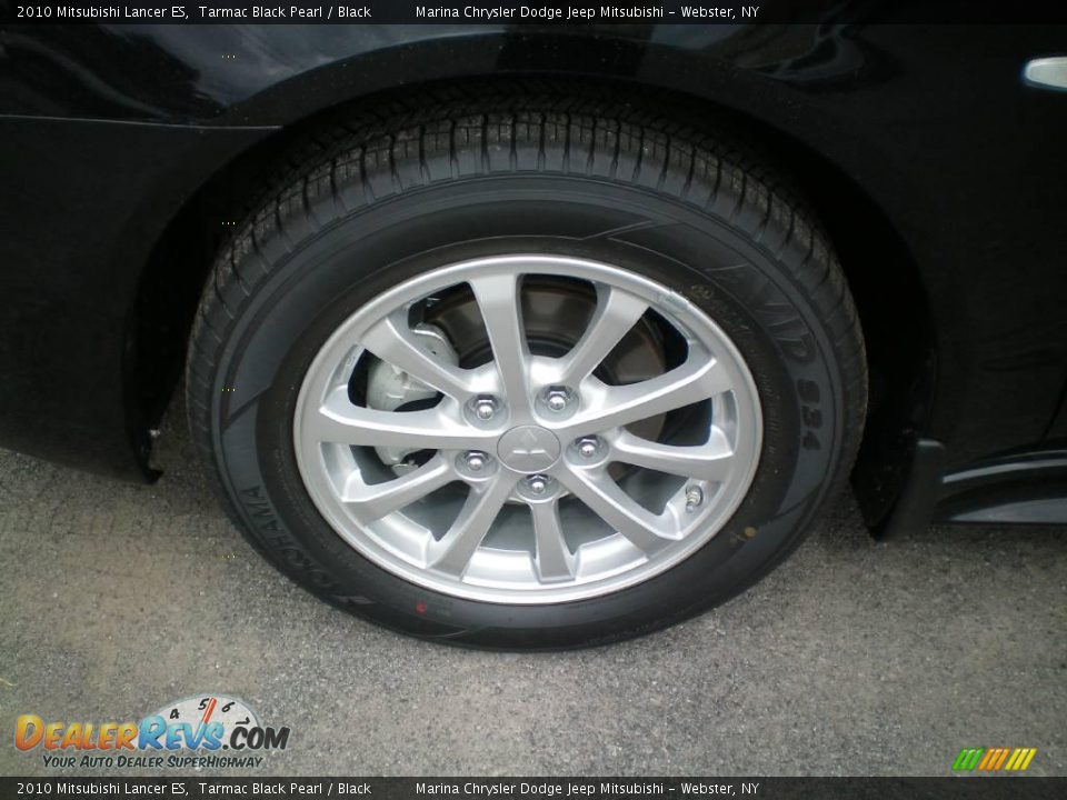 2010 Mitsubishi Lancer ES Tarmac Black Pearl / Black Photo #24
