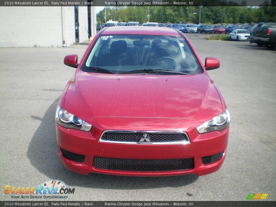 2010 Mitsubishi Lancer ES Rally Red Metallic / Black Photo #13