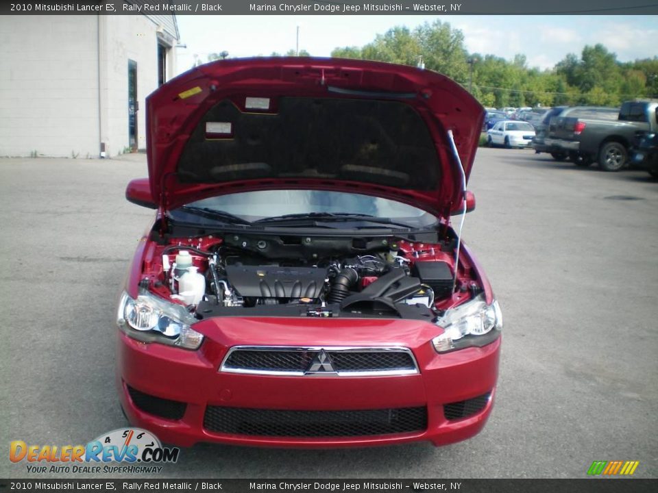 2010 Mitsubishi Lancer ES Rally Red Metallic / Black Photo #14