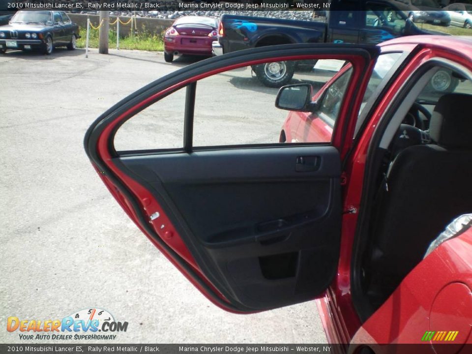 2010 Mitsubishi Lancer ES Rally Red Metallic / Black Photo #17