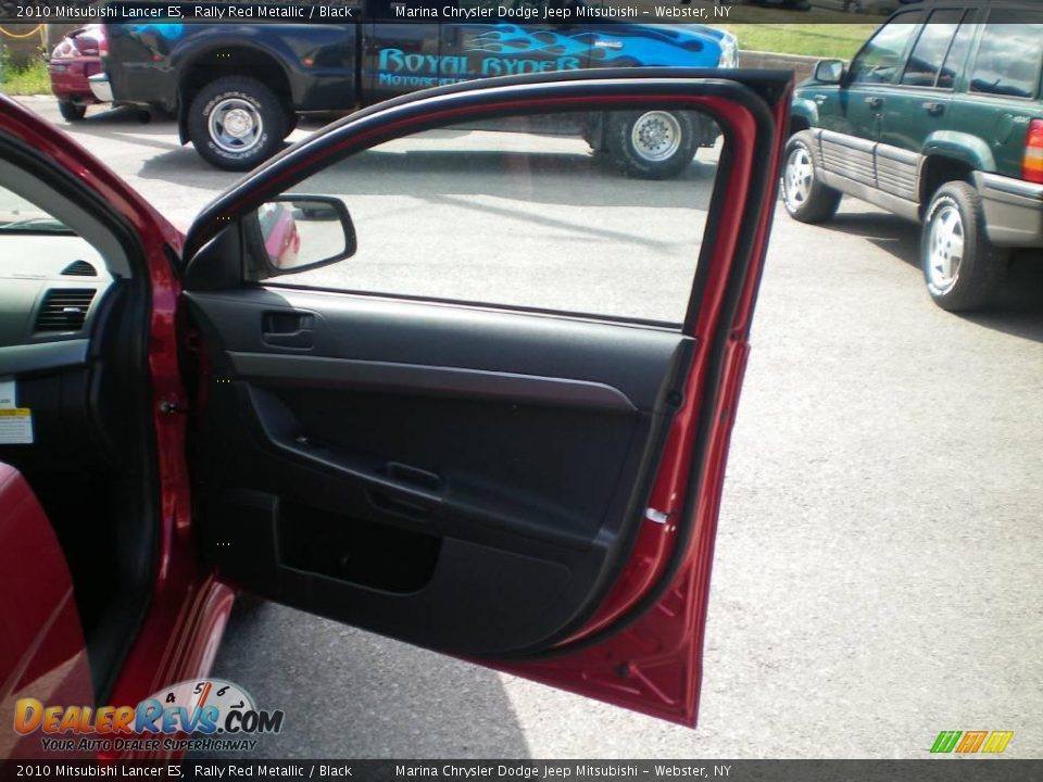 2010 Mitsubishi Lancer ES Rally Red Metallic / Black Photo #22