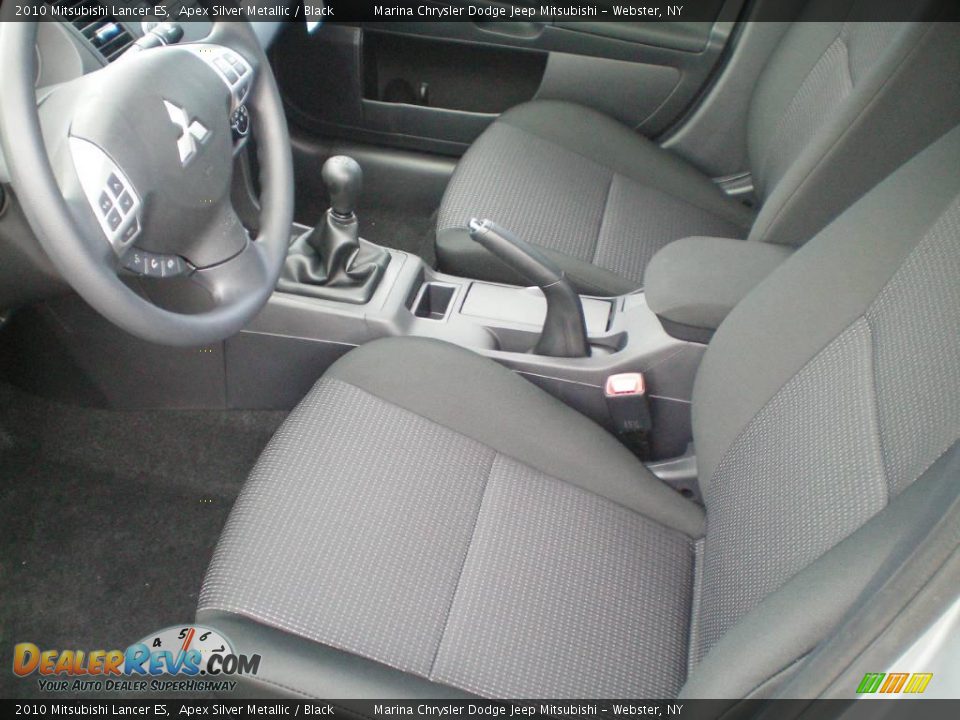 2010 Mitsubishi Lancer ES Apex Silver Metallic / Black Photo #2