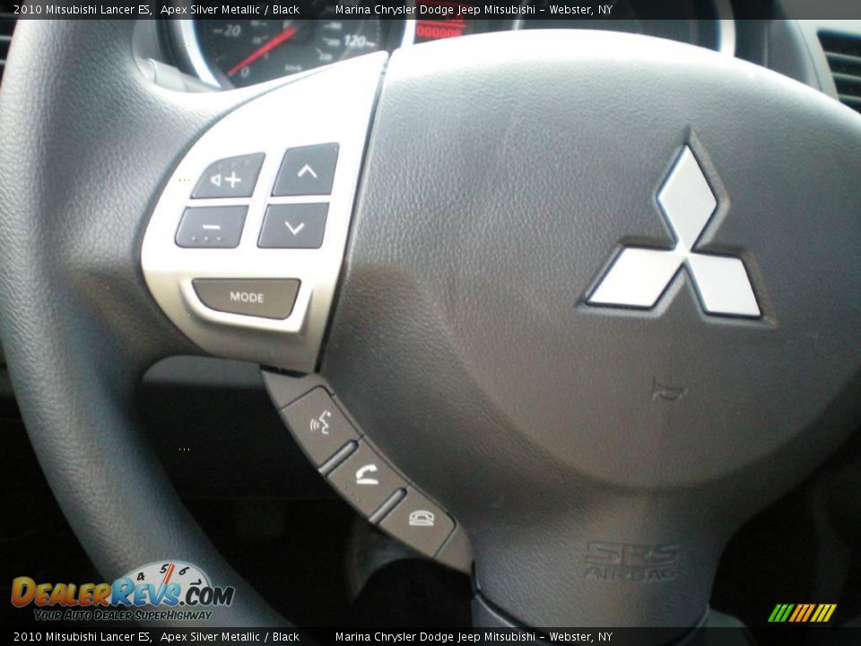 2010 Mitsubishi Lancer ES Apex Silver Metallic / Black Photo #4