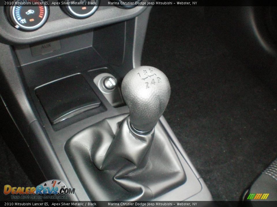 2010 Mitsubishi Lancer ES Apex Silver Metallic / Black Photo #5