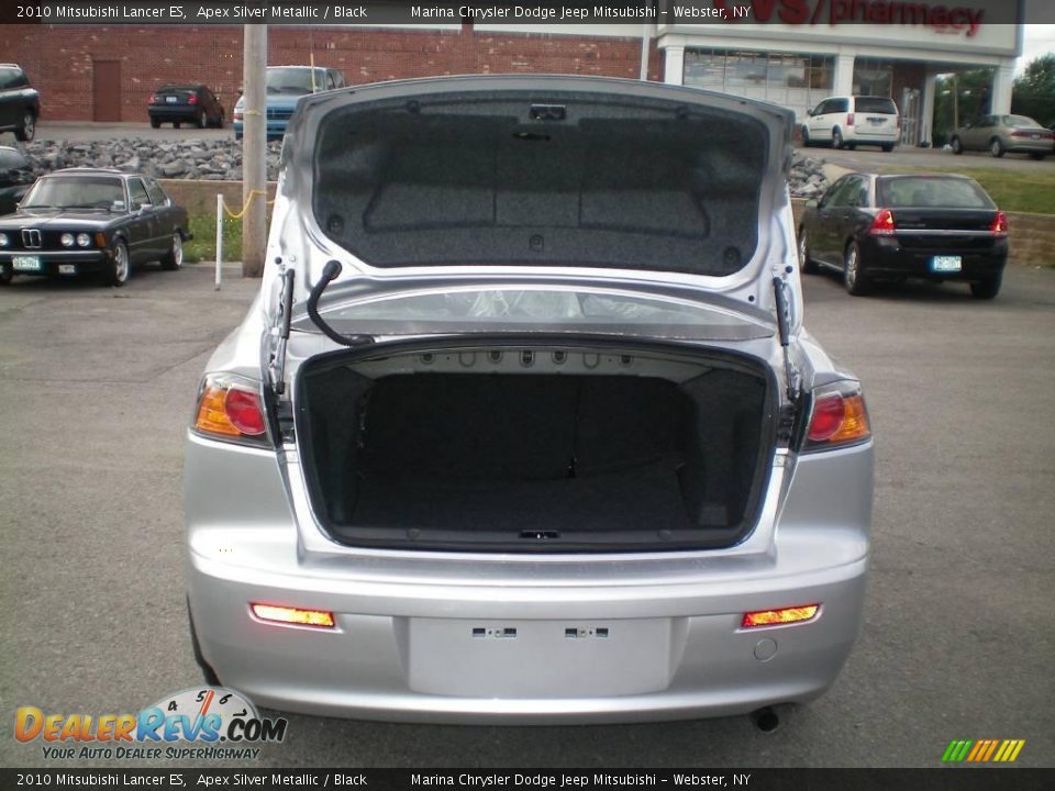 2010 Mitsubishi Lancer ES Apex Silver Metallic / Black Photo #18