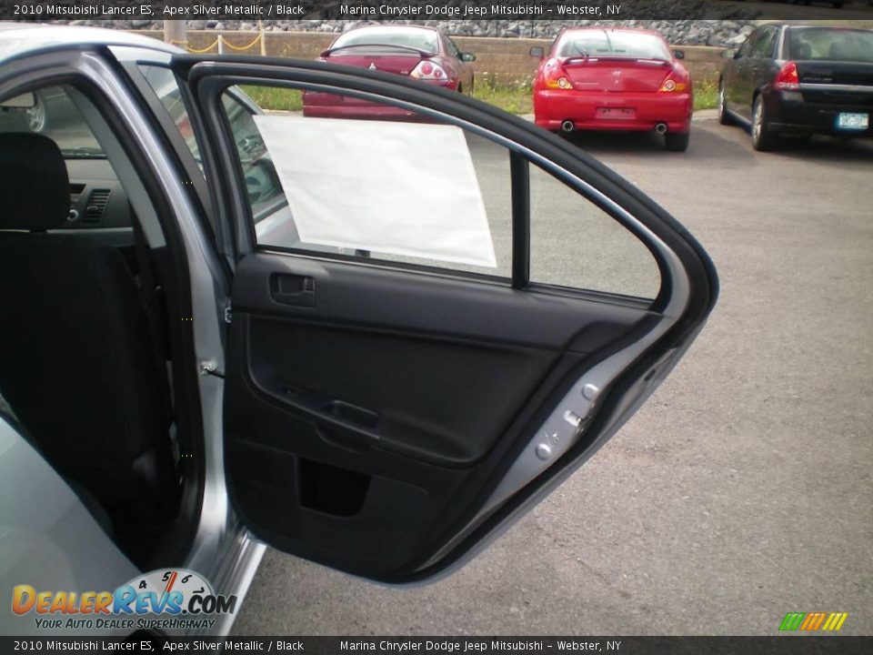 2010 Mitsubishi Lancer ES Apex Silver Metallic / Black Photo #20