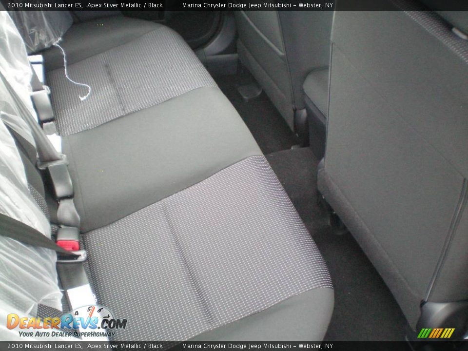2010 Mitsubishi Lancer ES Apex Silver Metallic / Black Photo #21