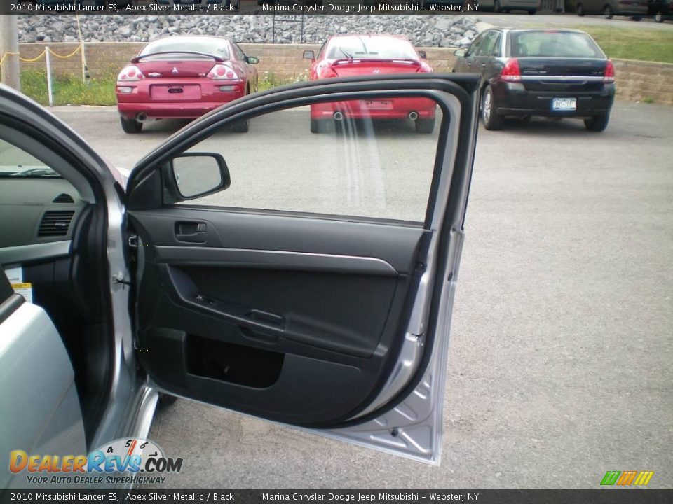 2010 Mitsubishi Lancer ES Apex Silver Metallic / Black Photo #22