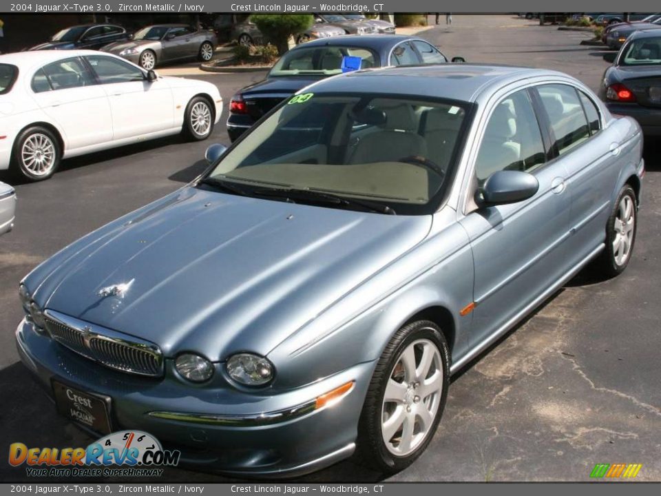 2004 Jaguar X-Type 3.0 Zircon Metallic / Ivory Photo #1