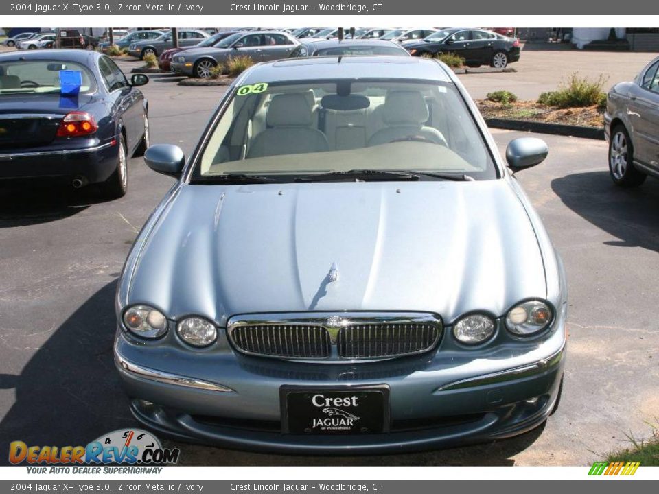 2004 Jaguar X-Type 3.0 Zircon Metallic / Ivory Photo #2