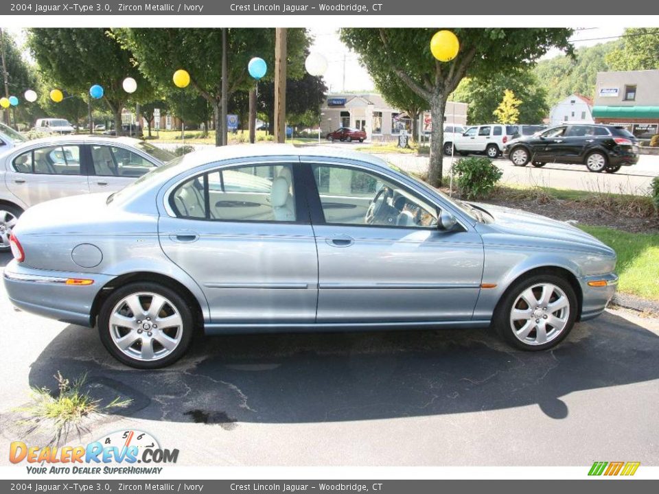 2004 Jaguar X-Type 3.0 Zircon Metallic / Ivory Photo #4