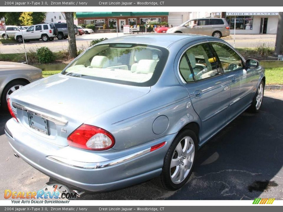 2004 Jaguar X-Type 3.0 Zircon Metallic / Ivory Photo #5