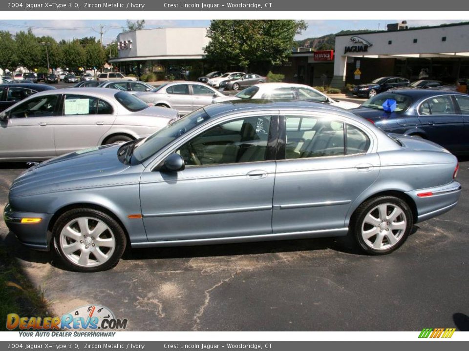 2004 Jaguar X-Type 3.0 Zircon Metallic / Ivory Photo #9