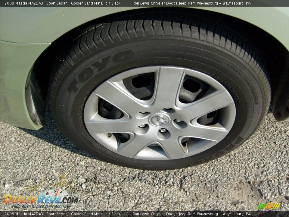 2008 Mazda MAZDA3 i Sport Sedan Golden Sand Metallic / Black Photo #8
