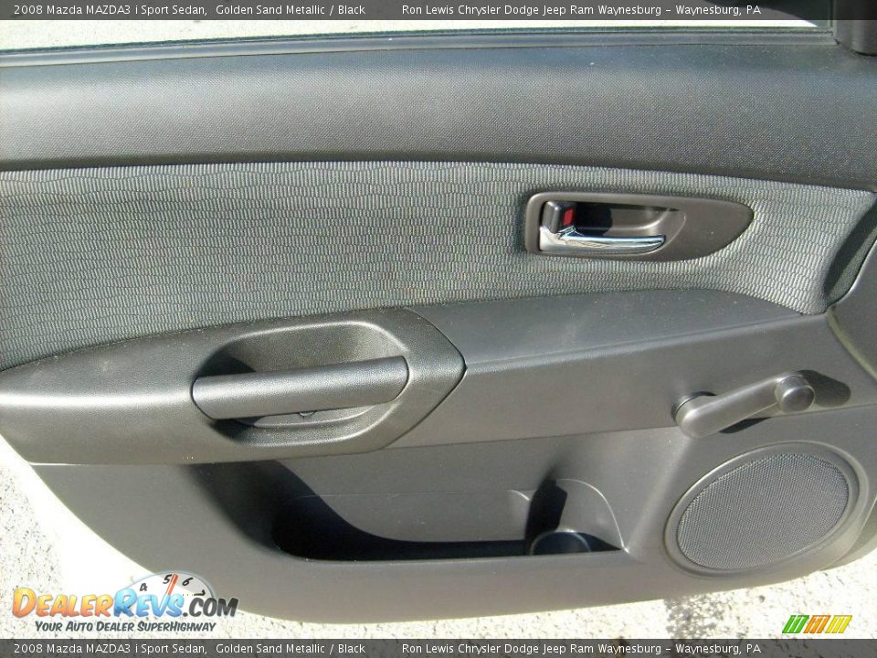 2008 Mazda MAZDA3 i Sport Sedan Golden Sand Metallic / Black Photo #11
