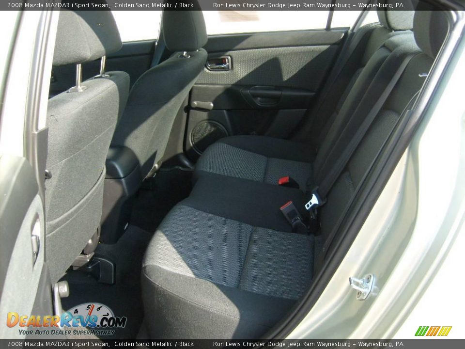2008 Mazda MAZDA3 i Sport Sedan Golden Sand Metallic / Black Photo #12