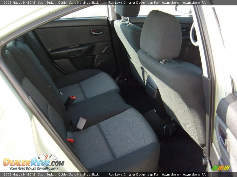 2008 Mazda MAZDA3 i Sport Sedan Golden Sand Metallic / Black Photo #15