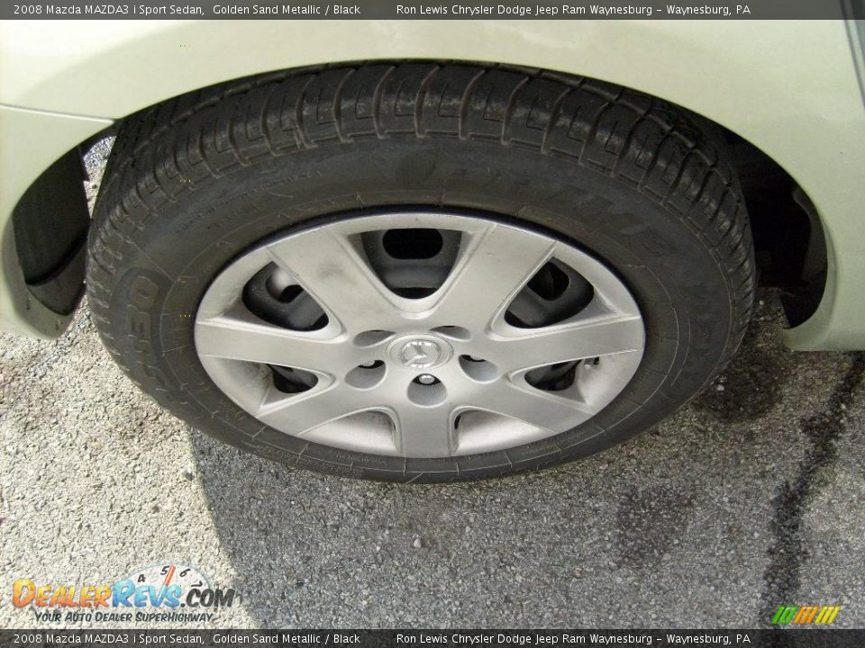 2008 Mazda MAZDA3 i Sport Sedan Golden Sand Metallic / Black Photo #16