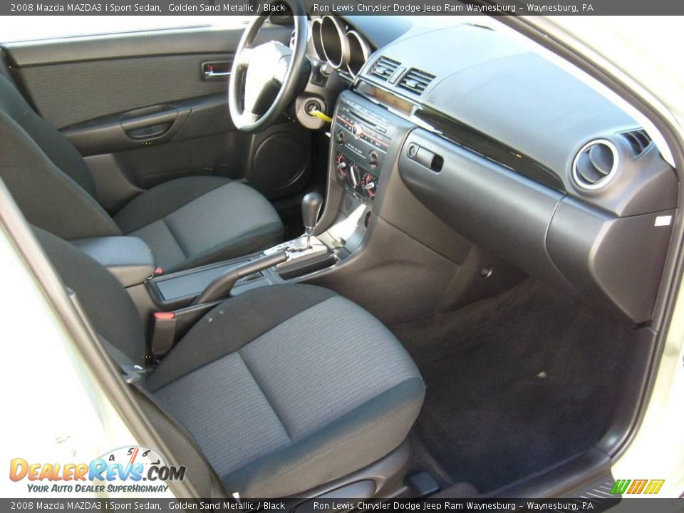 2008 Mazda MAZDA3 i Sport Sedan Golden Sand Metallic / Black Photo #17