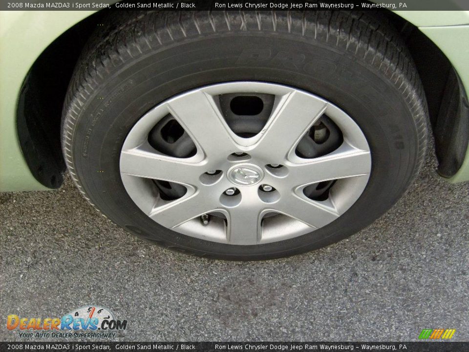 2008 Mazda MAZDA3 i Sport Sedan Golden Sand Metallic / Black Photo #19