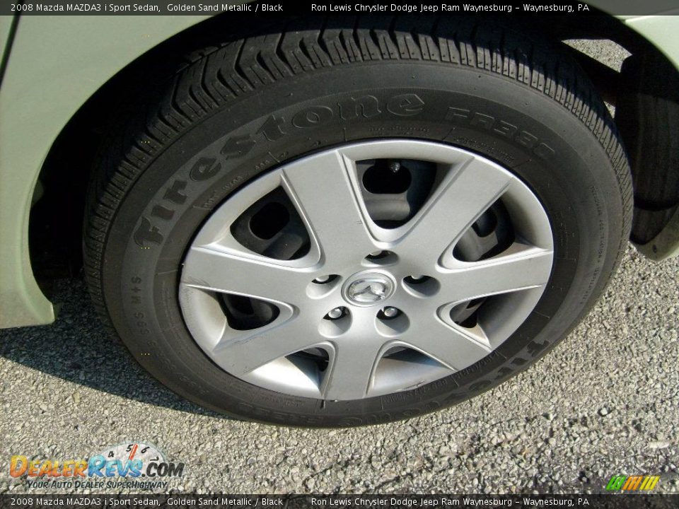 2008 Mazda MAZDA3 i Sport Sedan Golden Sand Metallic / Black Photo #20