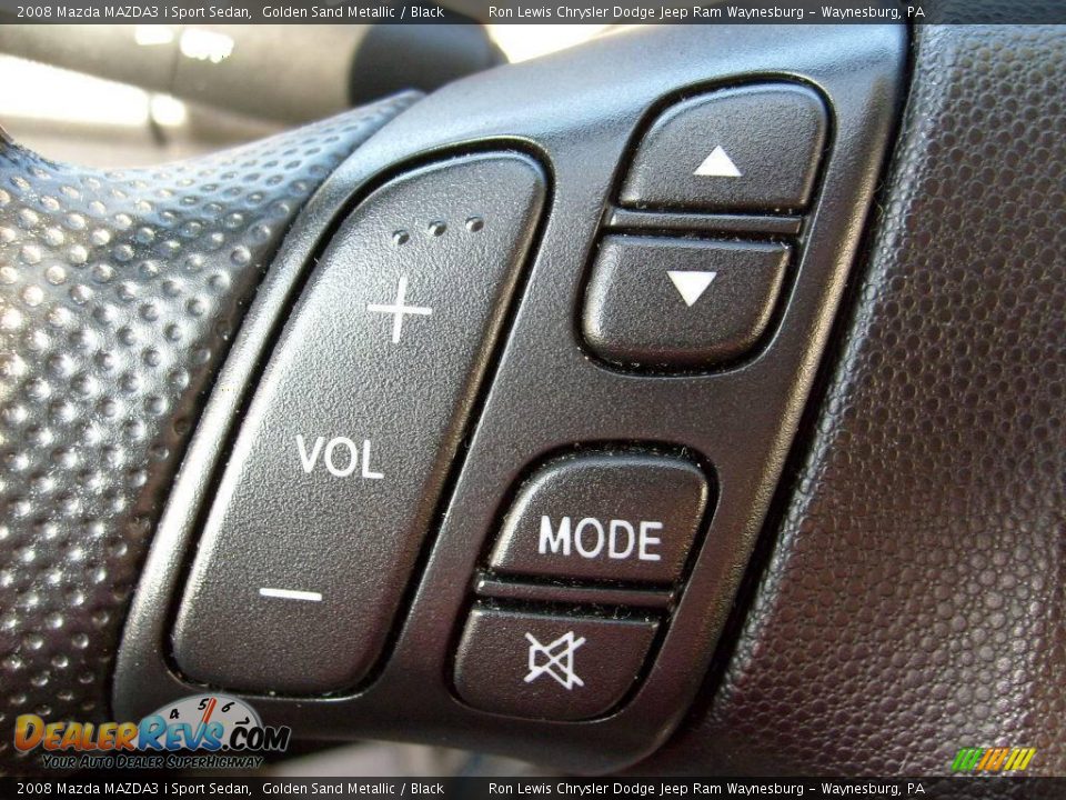 2008 Mazda MAZDA3 i Sport Sedan Golden Sand Metallic / Black Photo #22