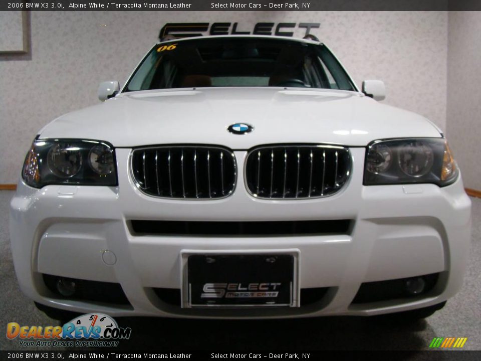 2006 BMW X3 3.0i Alpine White / Terracotta Montana Leather Photo #2
