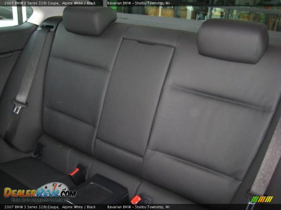 2007 BMW 3 Series 328i Coupe Alpine White / Black Photo #15
