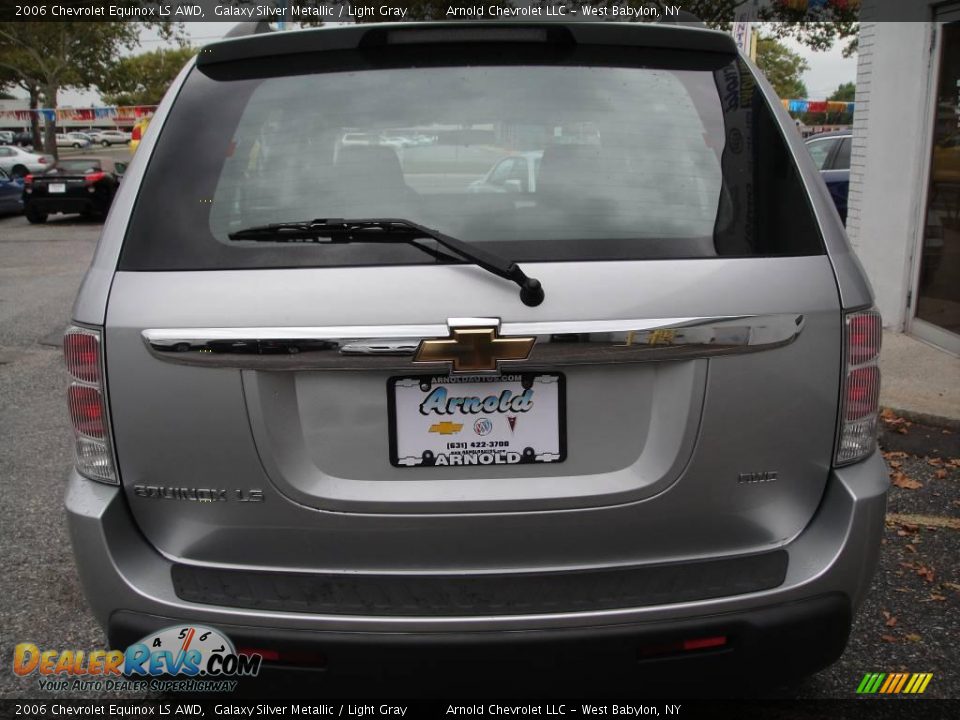 2006 Chevrolet Equinox LS AWD Galaxy Silver Metallic / Light Gray Photo #5