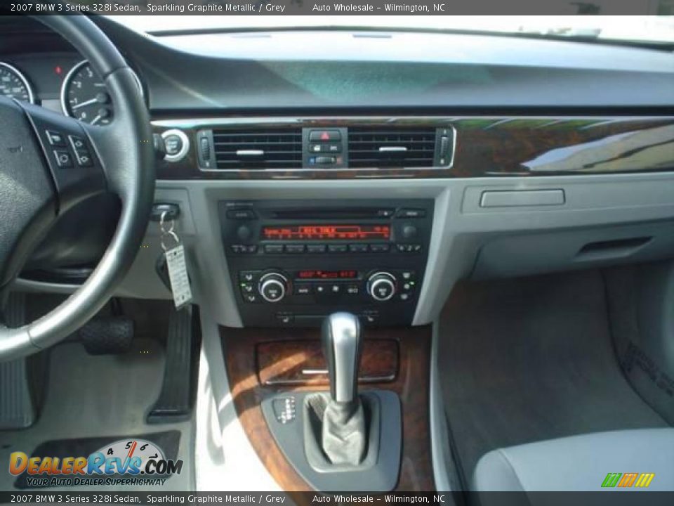 2007 BMW 3 Series 328i Sedan Sparkling Graphite Metallic / Grey Photo #7