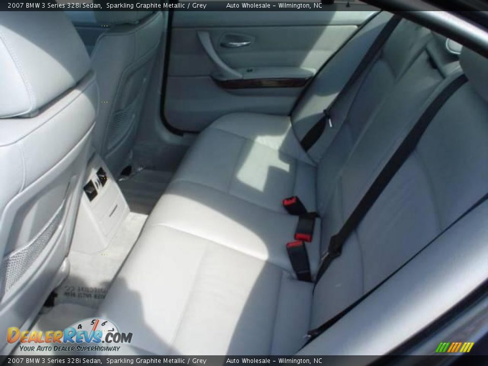 2007 BMW 3 Series 328i Sedan Sparkling Graphite Metallic / Grey Photo #8
