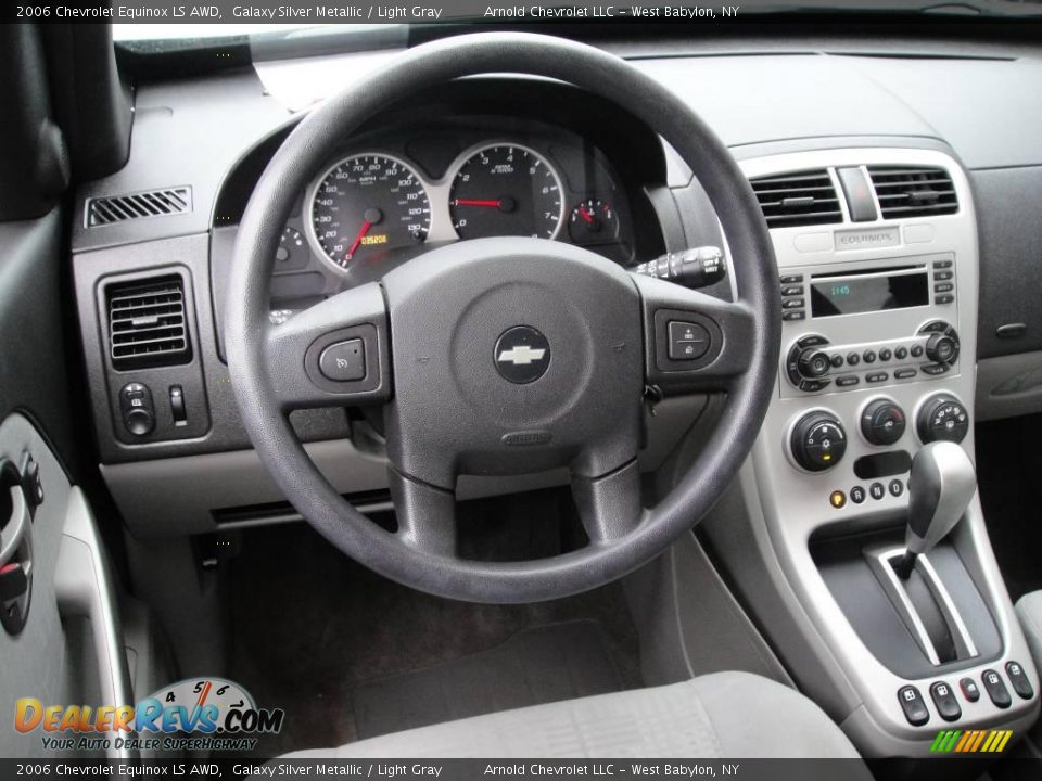 2006 Chevrolet Equinox LS AWD Galaxy Silver Metallic / Light Gray Photo #11
