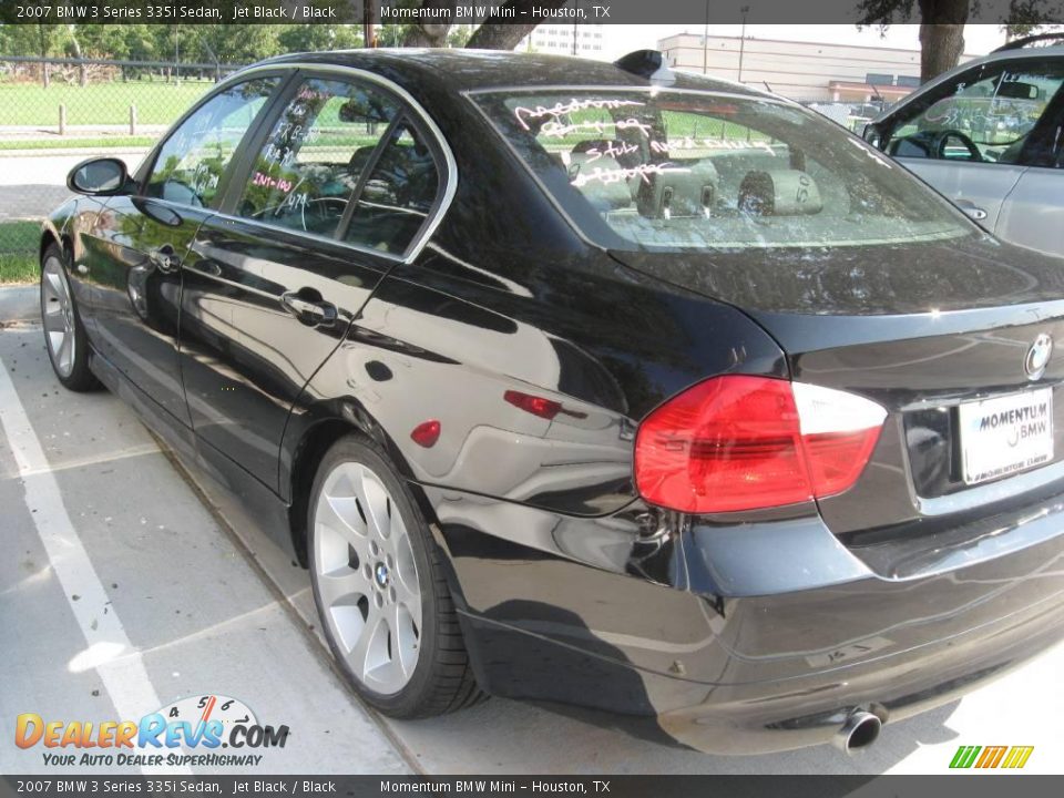 2007 BMW 3 Series 335i Sedan Jet Black / Black Photo #2