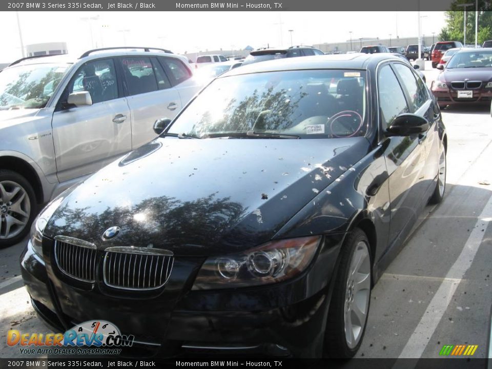2007 BMW 3 Series 335i Sedan Jet Black / Black Photo #3