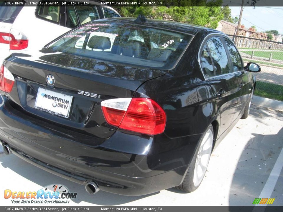2007 BMW 3 Series 335i Sedan Jet Black / Black Photo #4