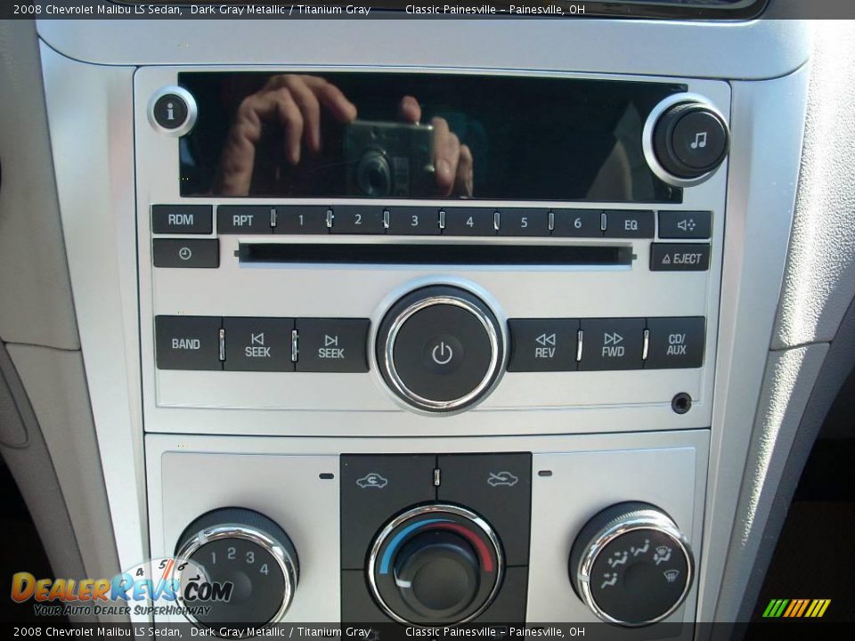 2008 Chevrolet Malibu LS Sedan Dark Gray Metallic / Titanium Gray Photo #11