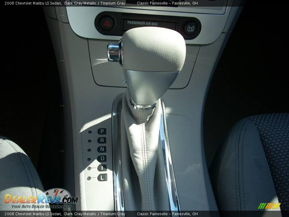 2008 Chevrolet Malibu LS Sedan Dark Gray Metallic / Titanium Gray Photo #12