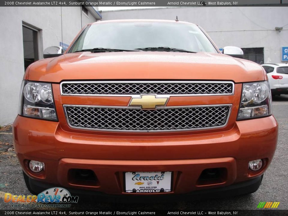 2008 Chevrolet Avalanche LTZ 4x4 Sunburst Orange Metallic / Ebony/Light Cashmere Photo #2