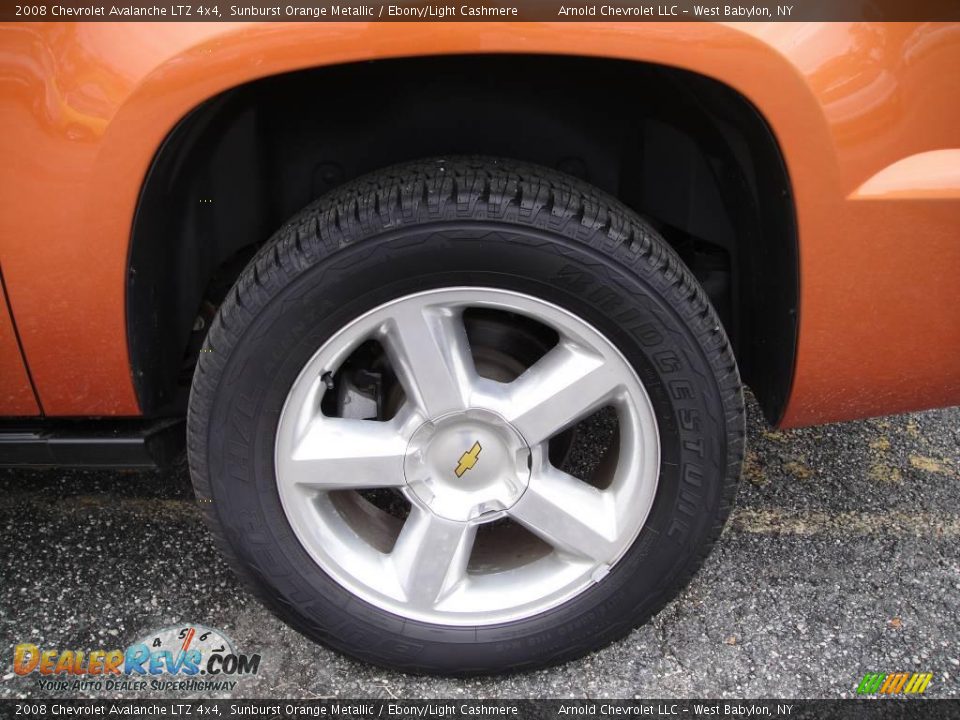 2008 Chevrolet Avalanche LTZ 4x4 Sunburst Orange Metallic / Ebony/Light Cashmere Photo #7