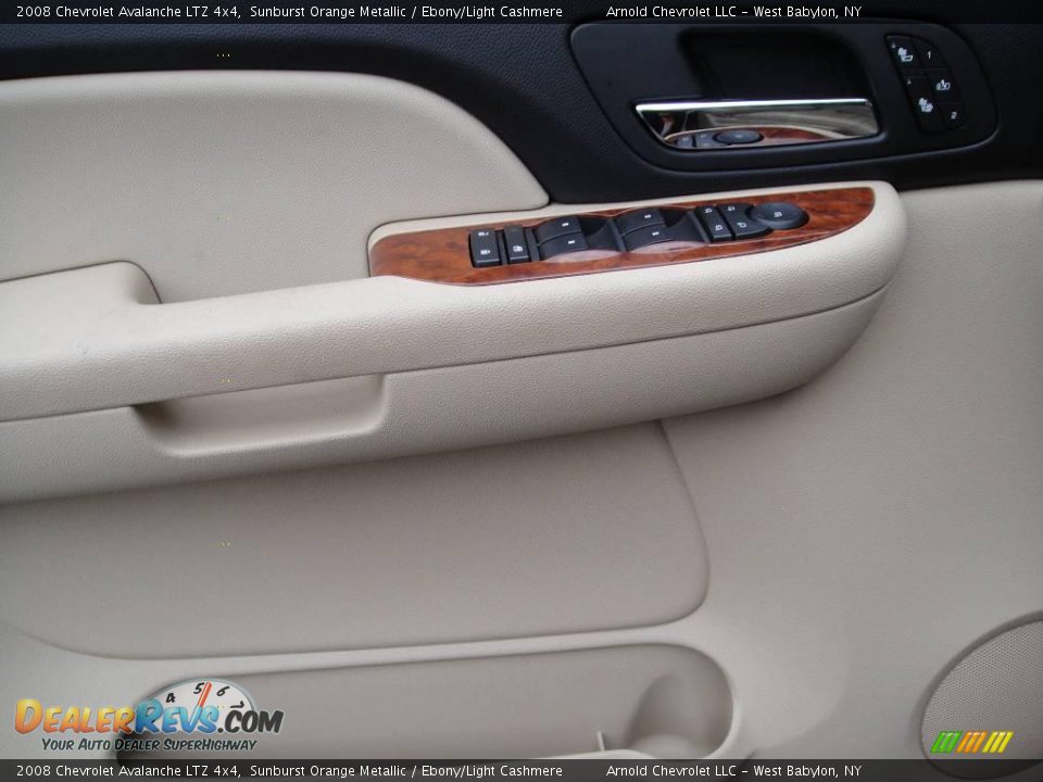 2008 Chevrolet Avalanche LTZ 4x4 Sunburst Orange Metallic / Ebony/Light Cashmere Photo #8
