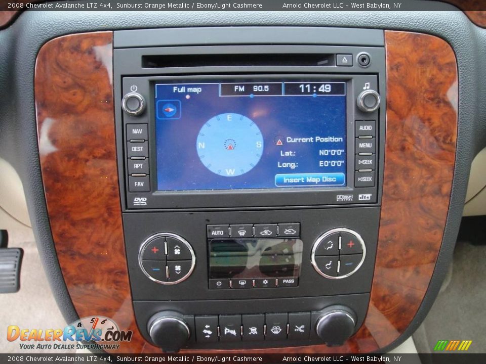 2008 Chevrolet Avalanche LTZ 4x4 Sunburst Orange Metallic / Ebony/Light Cashmere Photo #13